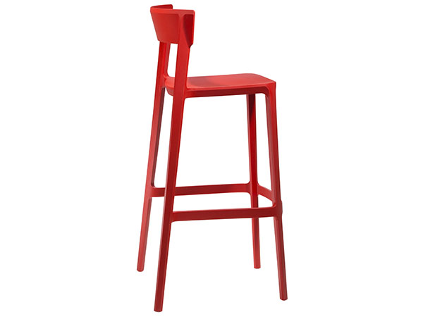 CEBS-025 | Blade Barstool Red -- Trade Show Furniture Rental