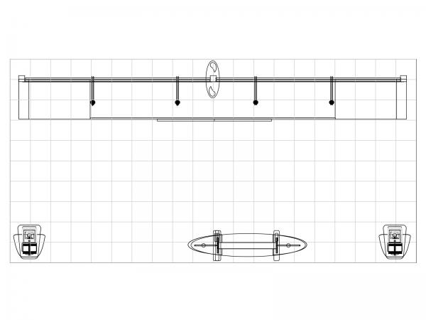 ECO-2114 Sustainable Tradeshow Display -- Plan View