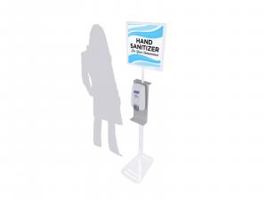 READL-907 Hand Sanitizer Stand w/ Graphic